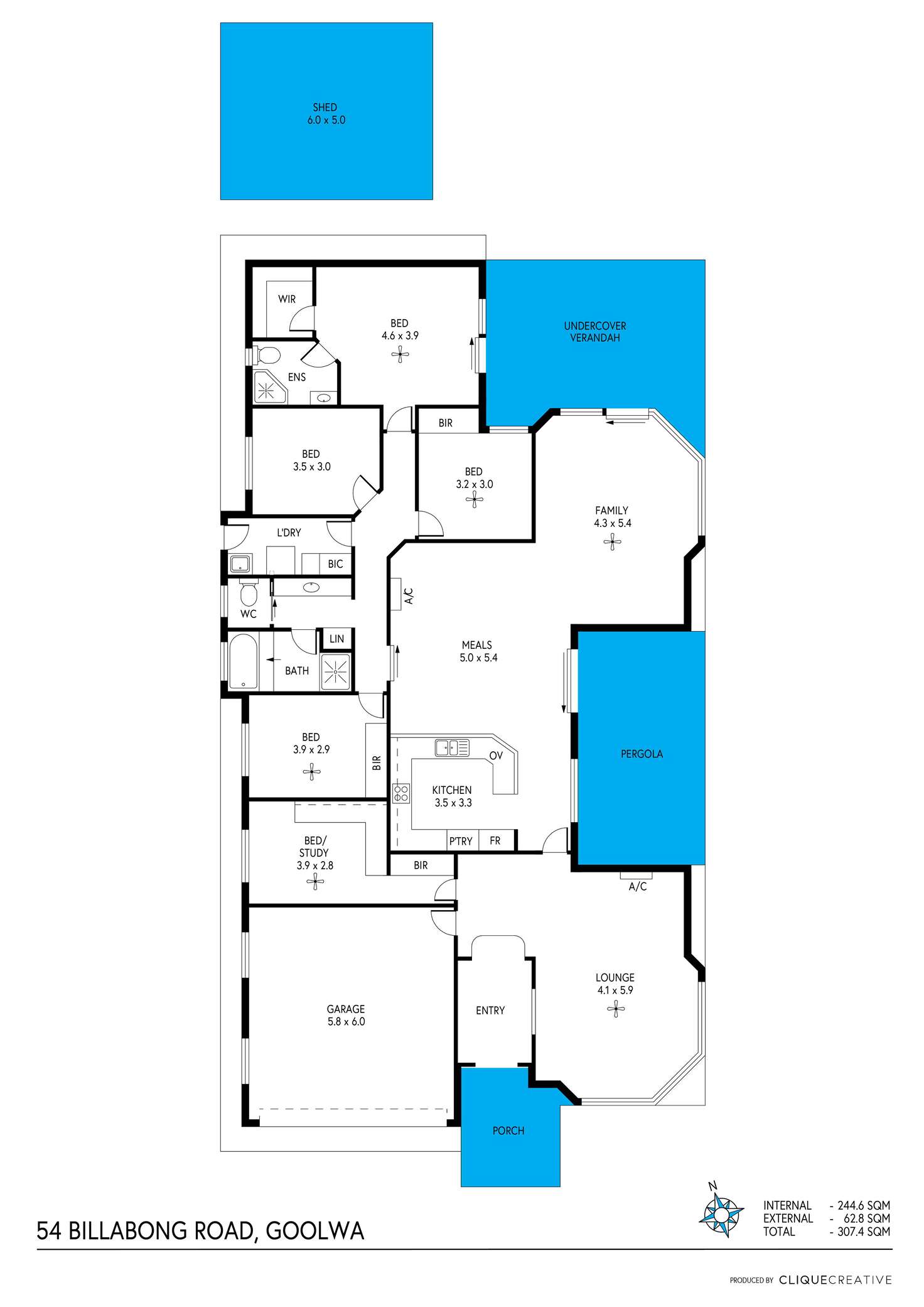 Floorplan of Homely house listing, 54 Billabong Road, Goolwa South SA 5214