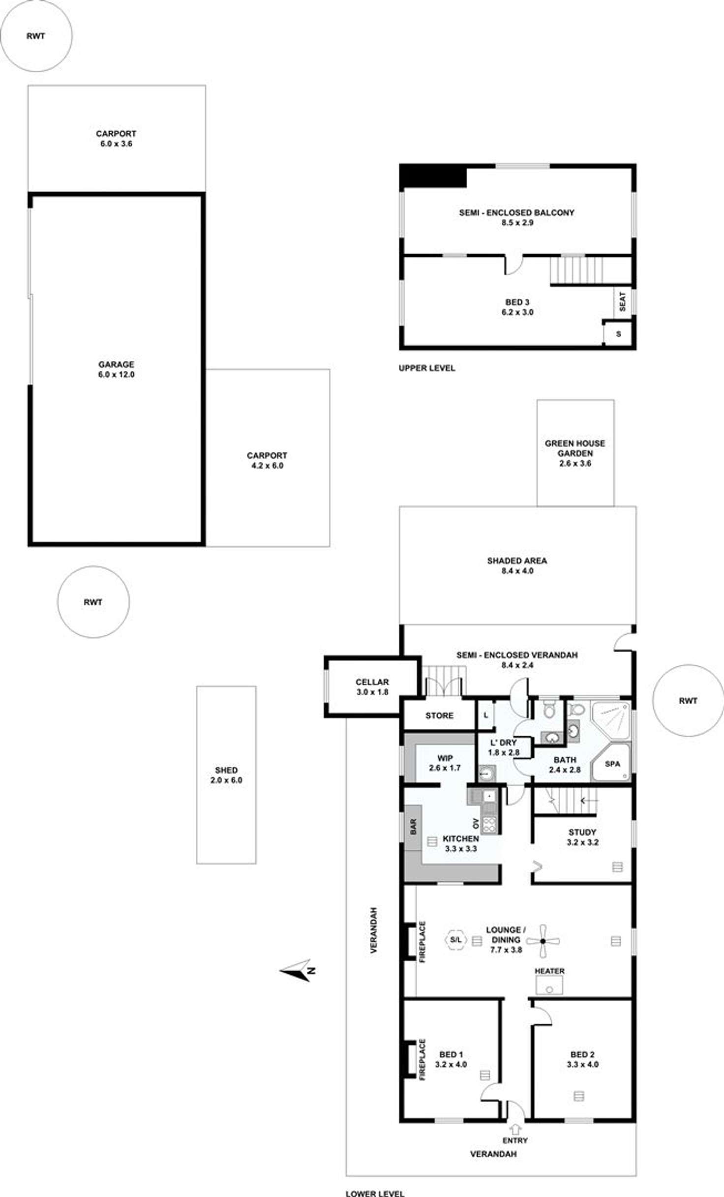 Floorplan of Homely house listing, 34 Craig Street, Tarlee SA 5411