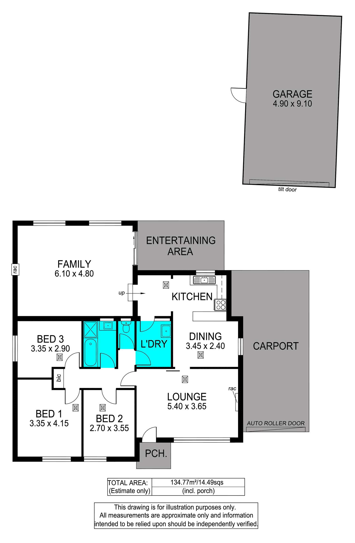 Floorplan of Homely house listing, 9 Antony Street, Christie Downs SA 5164