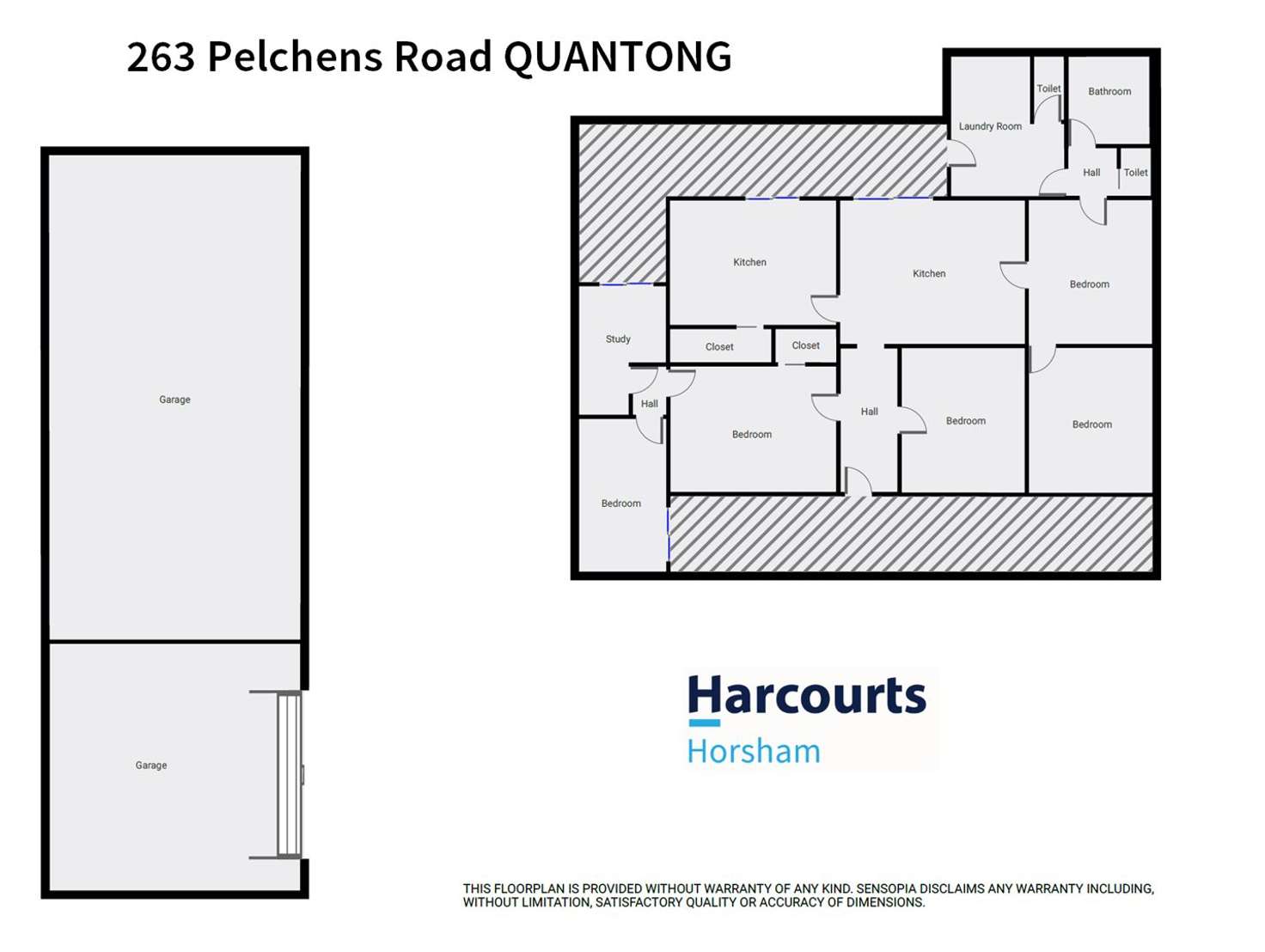 Floorplan of Homely house listing, 263 Pelchens Road, Quantong VIC 3401