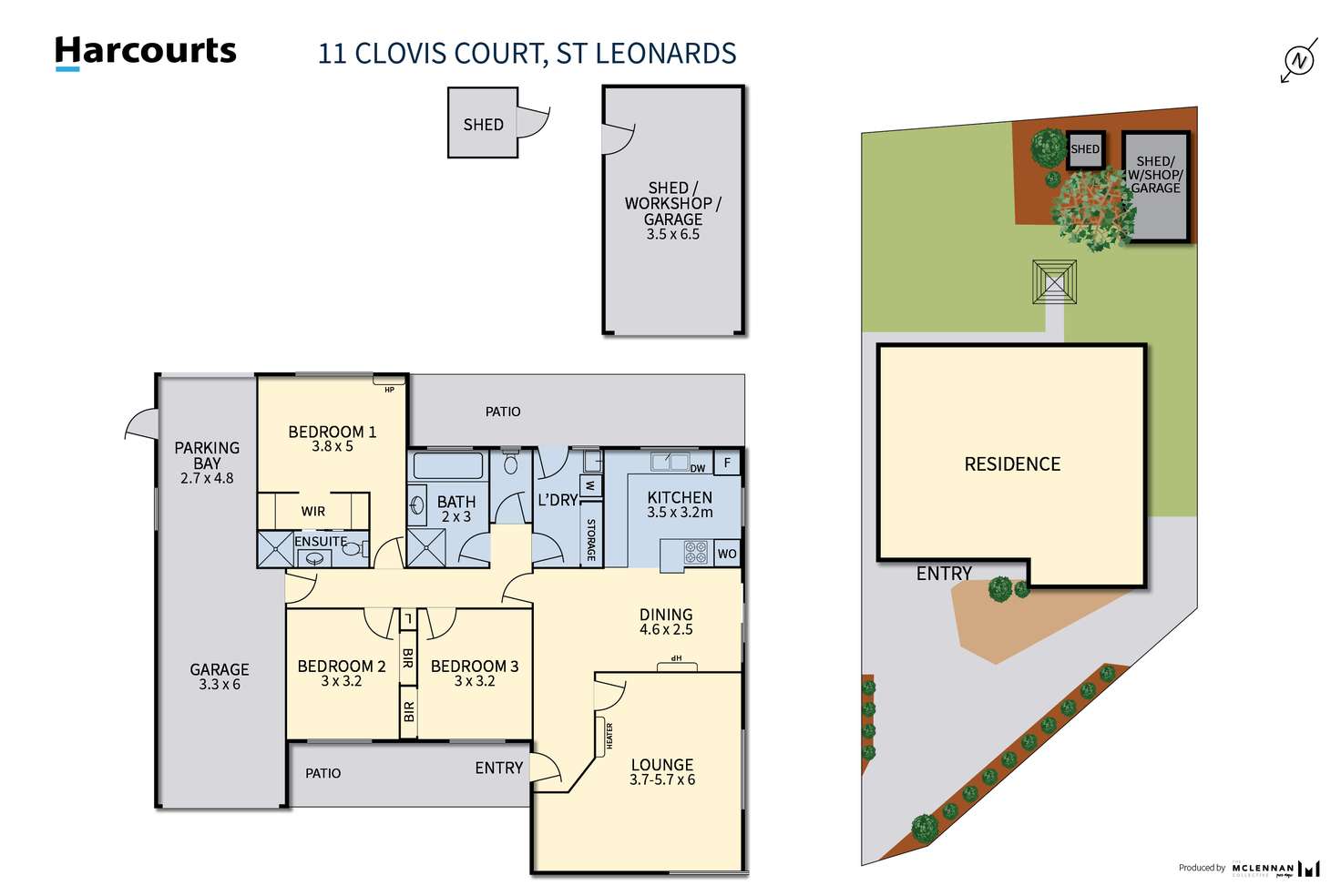 Floorplan of Homely house listing, 11 Clovis Court, St Leonards TAS 7250