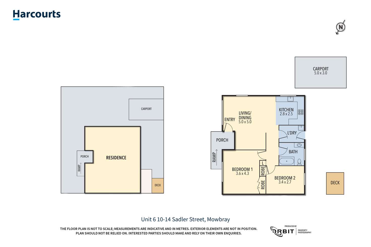 Floorplan of Homely unit listing, 6/10-14 Sadler Street, Mowbray TAS 7248