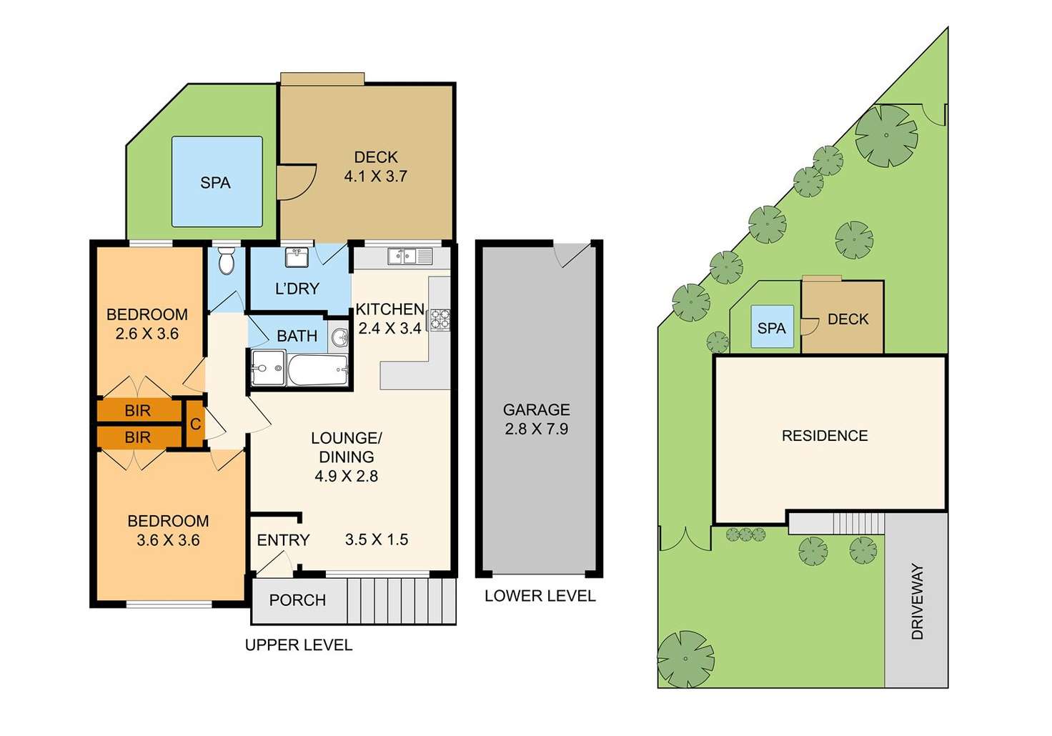 Floorplan of Homely unit listing, 2/6 Aringa Court, Ferntree Gully VIC 3156