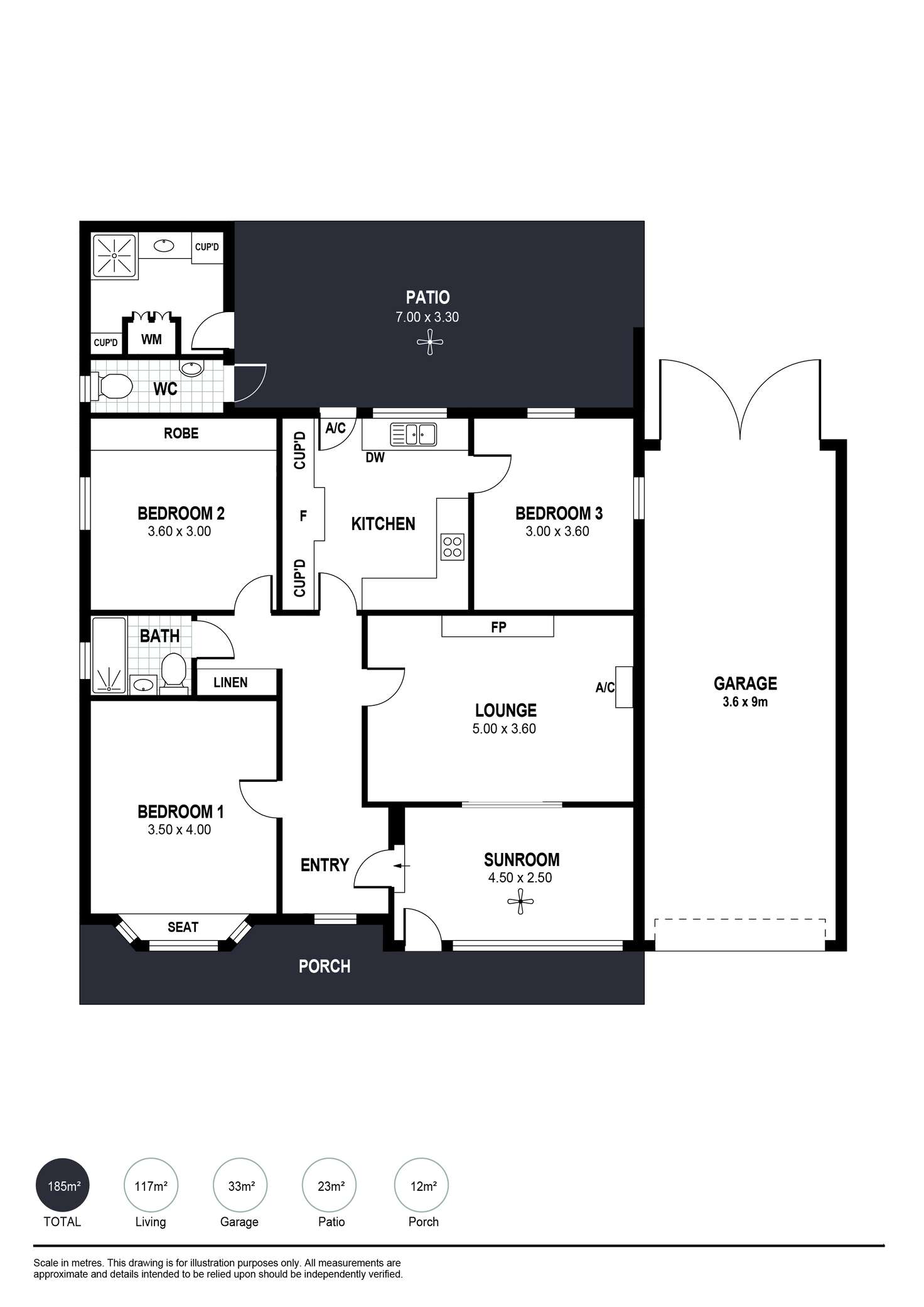 Floorplan of Homely house listing, 36-38 Burke Street, Victor Harbor SA 5211