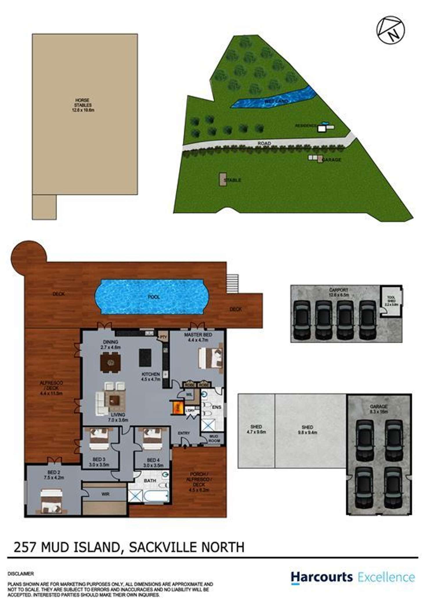 Floorplan of Homely house listing, 257 Mud Island Road, Sackville North NSW 2756