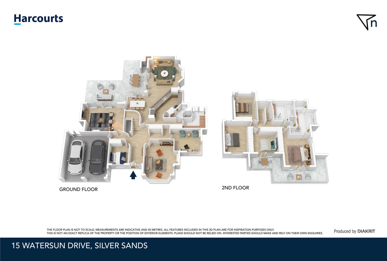 Floorplan of Homely house listing, 15 Watersun Drive, Silver Sands WA 6210