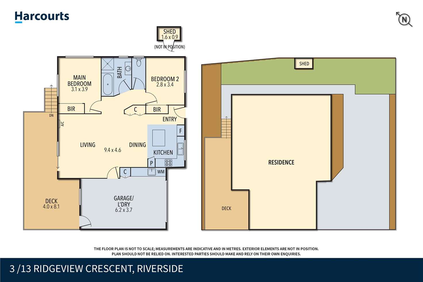 Floorplan of Homely unit listing, 3/13 Ridgeview Crescent, Riverside TAS 7250