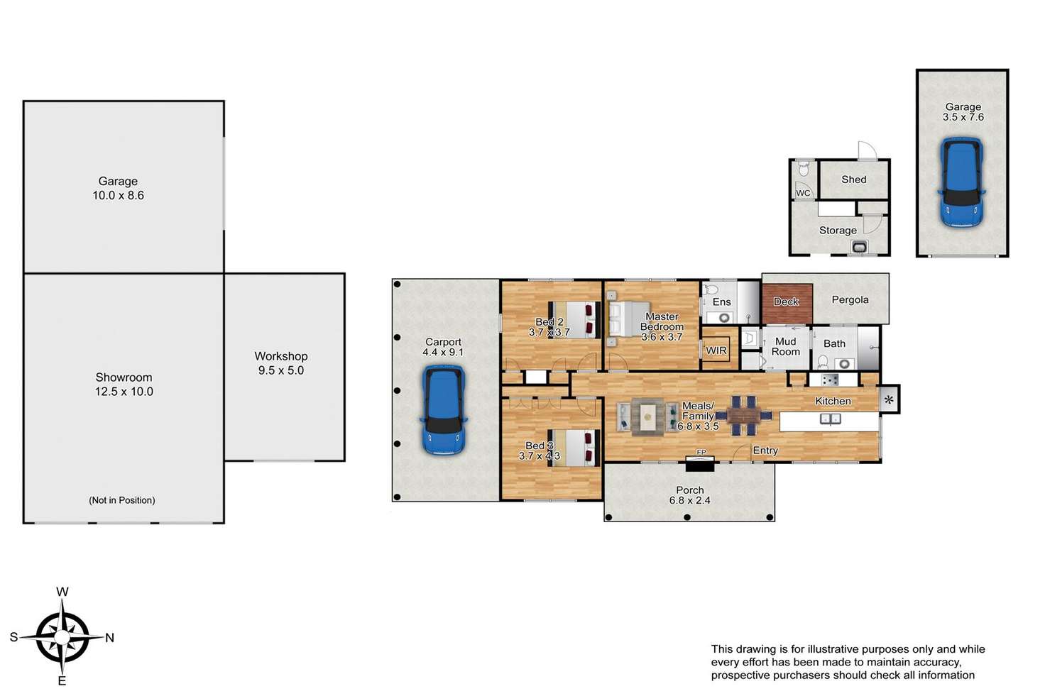 Floorplan of Homely house listing, 48 Bunyip-Modella Road, Bunyip VIC 3815