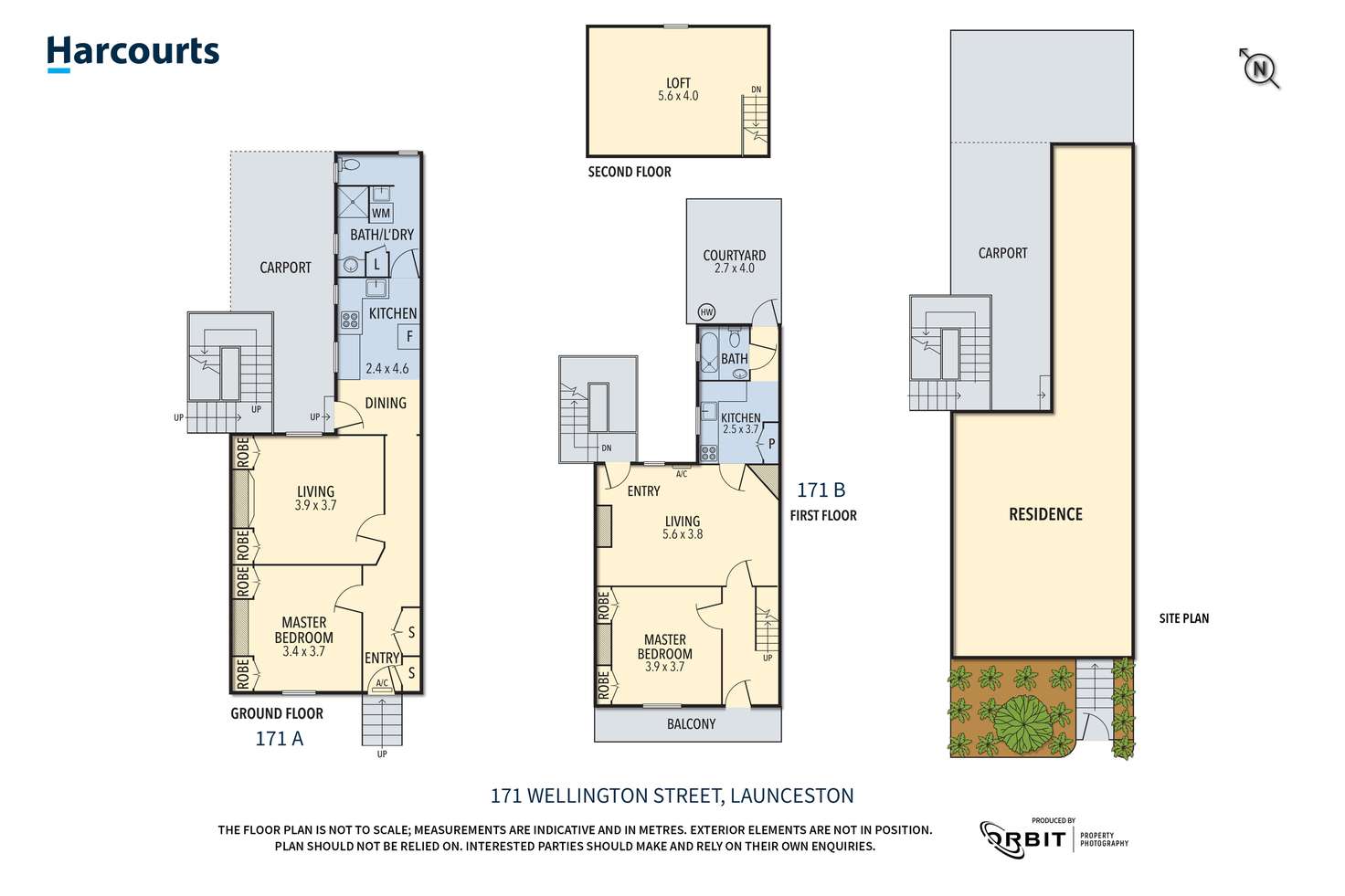 Floorplan of Homely unit listing, 171 Wellington Street, Launceston TAS 7250
