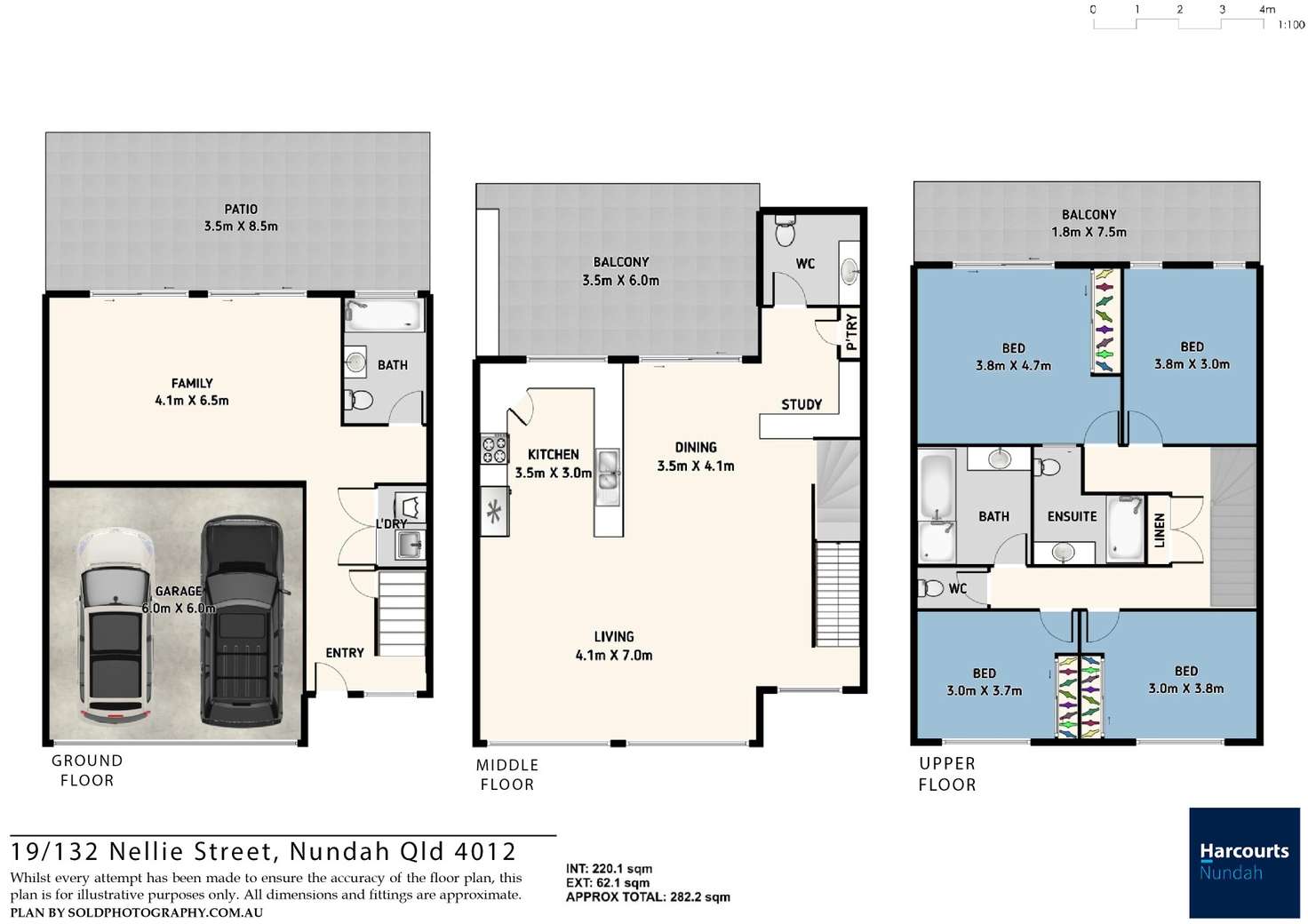 Floorplan of Homely townhouse listing, 19/132 Nellie Street, Nundah QLD 4012
