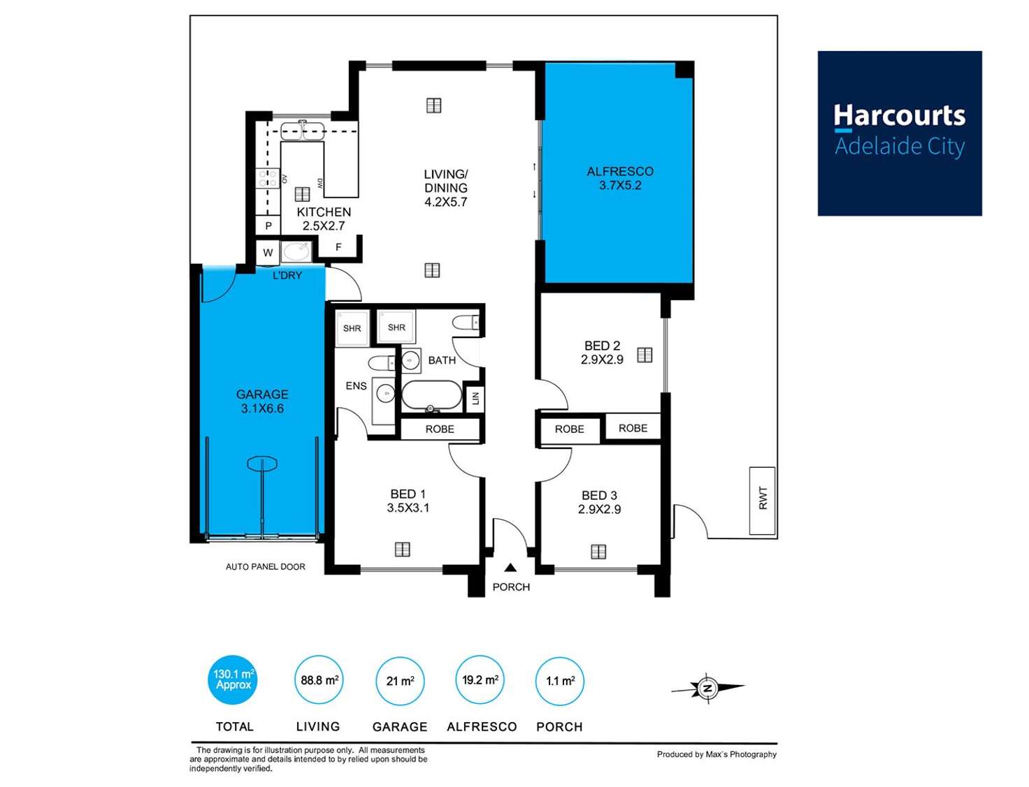 Floorplan of Homely house listing, 2A Byron Avenue, Plympton Park SA 5038