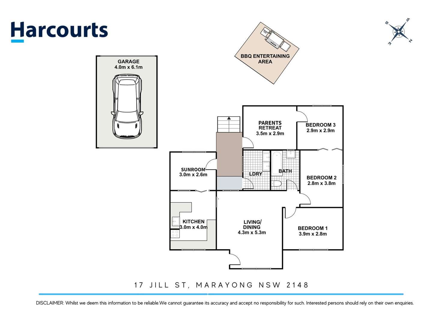 Floorplan of Homely house listing, 17 Jill Street, Marayong NSW 2148