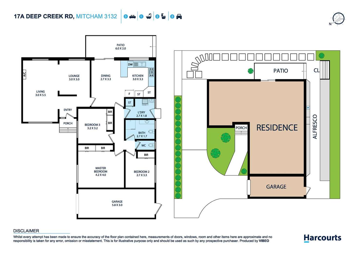 Floorplan of Homely house listing, 17A Deep Creek Road, Mitcham VIC 3132