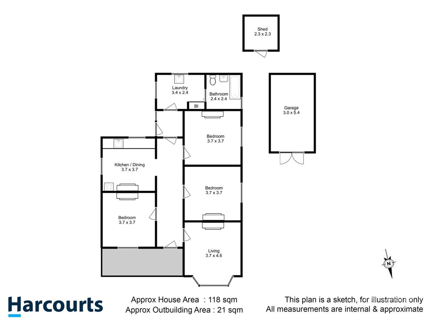 Floorplan of Homely house listing, 24-26 Elizabeth Street, Bothwell TAS 7030