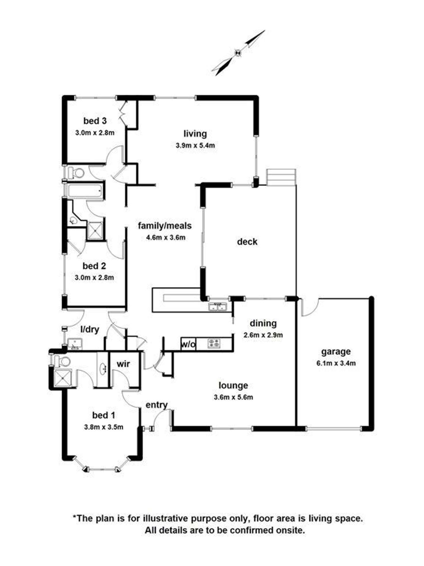 Floorplan of Homely house listing, 57 Avebury Drive, Berwick VIC 3806