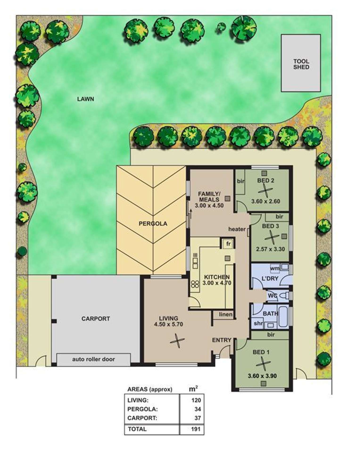 Floorplan of Homely house listing, 4 Musgrave Avenue, Aberfoyle Park SA 5159