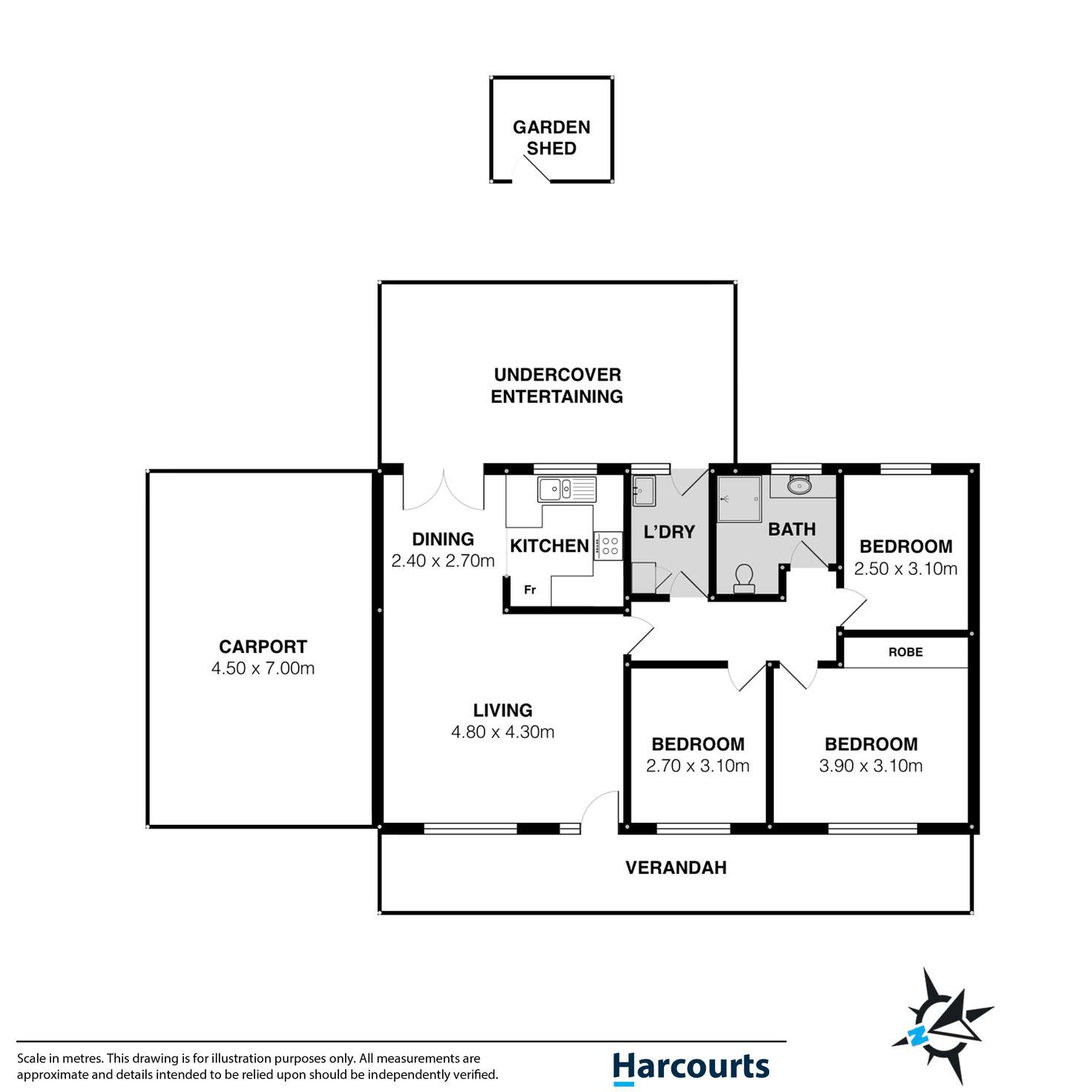 Floorplan of Homely house listing, 14 Dent Street, Goolwa Beach SA 5214