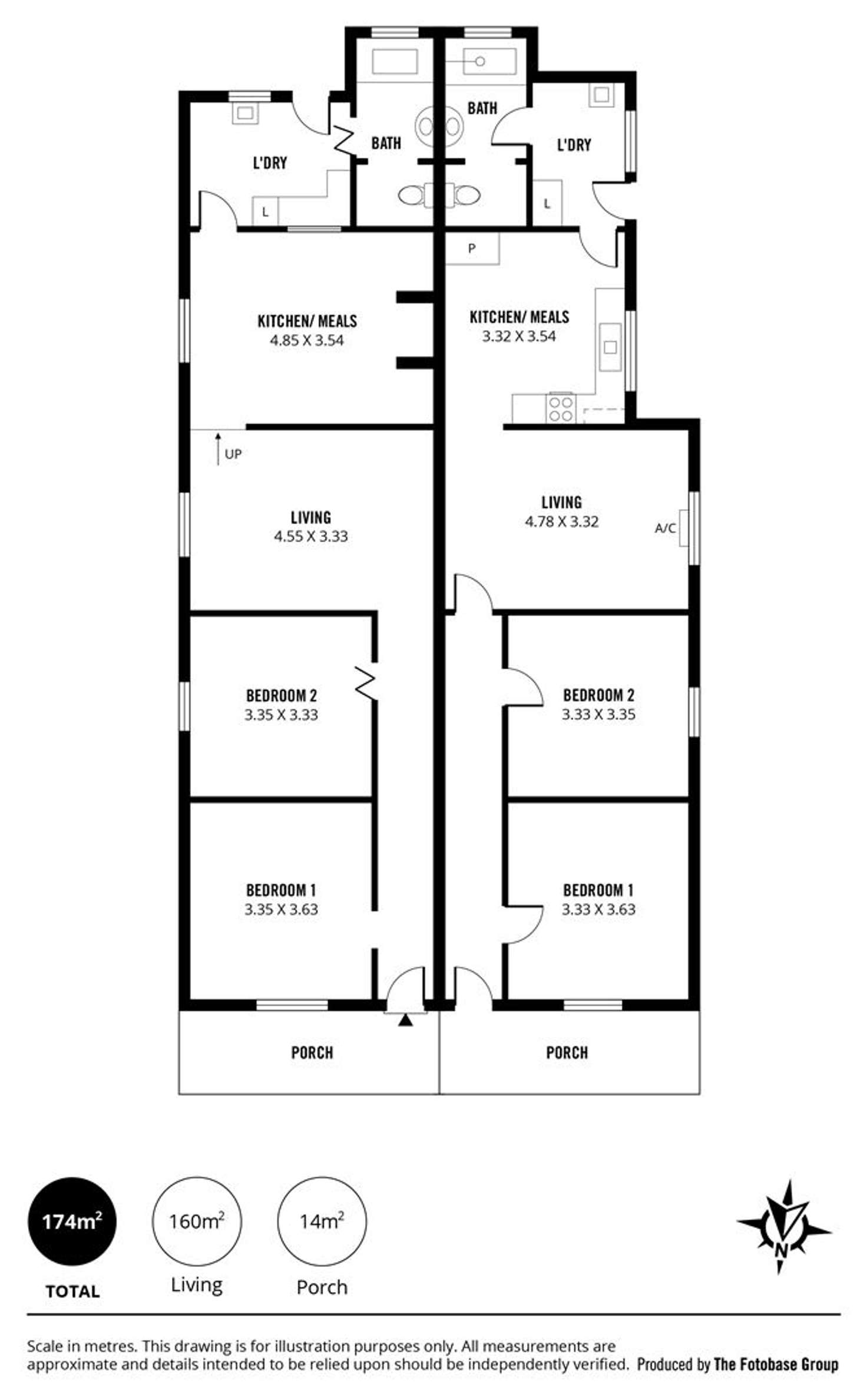 Floorplan of Homely house listing, 137 & 139 Robsart Street, Parkside SA 5063