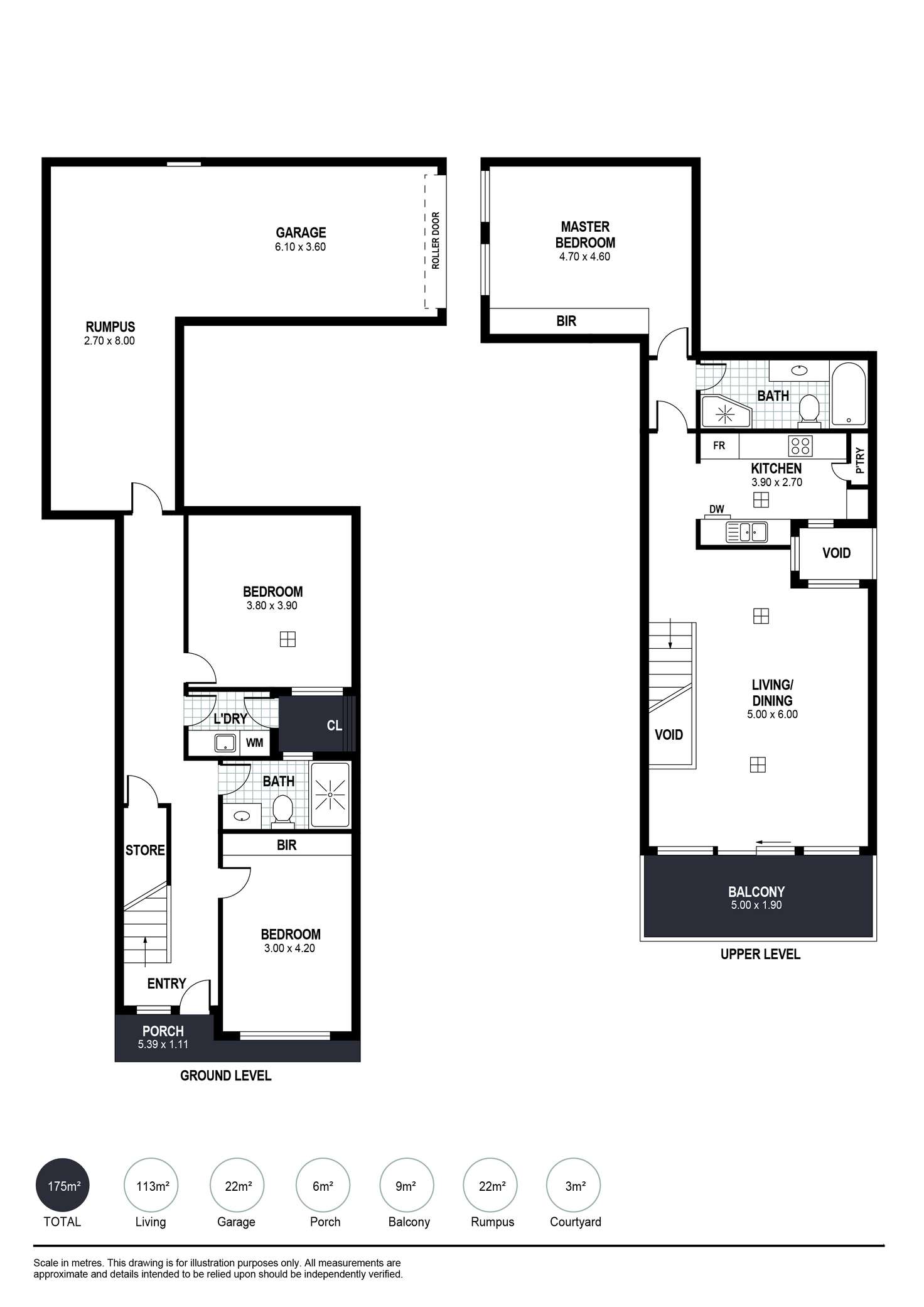 Floorplan of Homely townhouse listing, 2/1 Island Street, Victor Harbor SA 5211