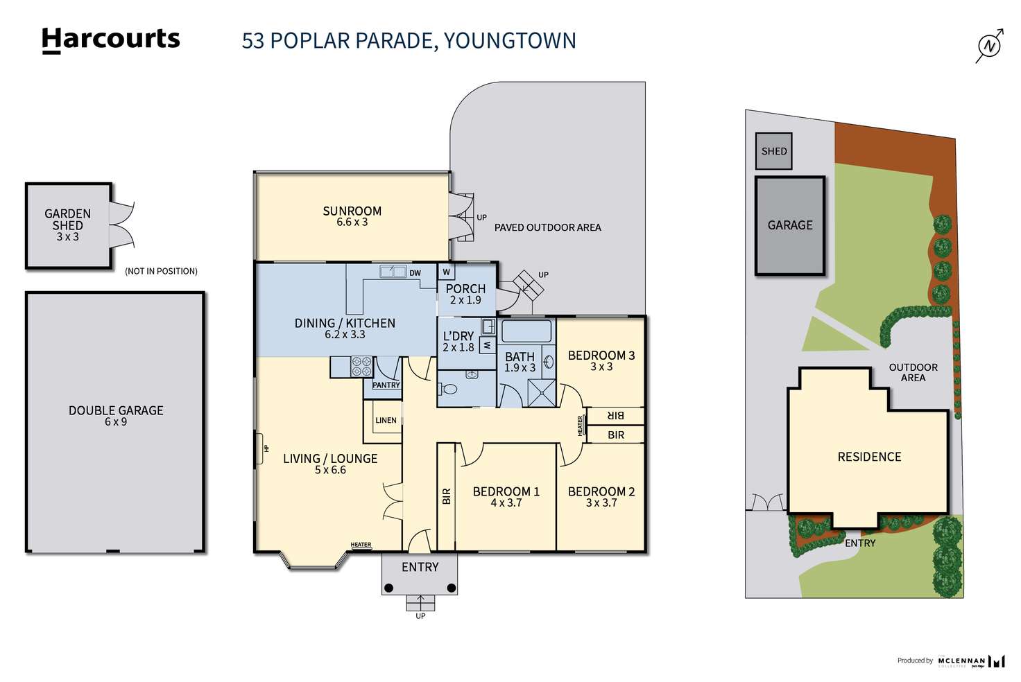 Floorplan of Homely house listing, 53 Poplar Parade, Youngtown TAS 7249