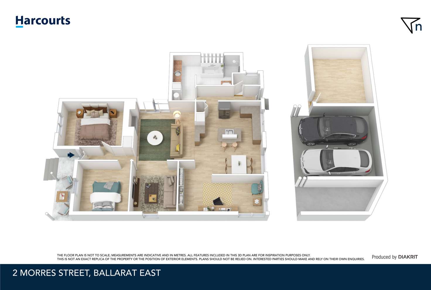 Floorplan of Homely house listing, 2 Morres Street, Ballarat East VIC 3350
