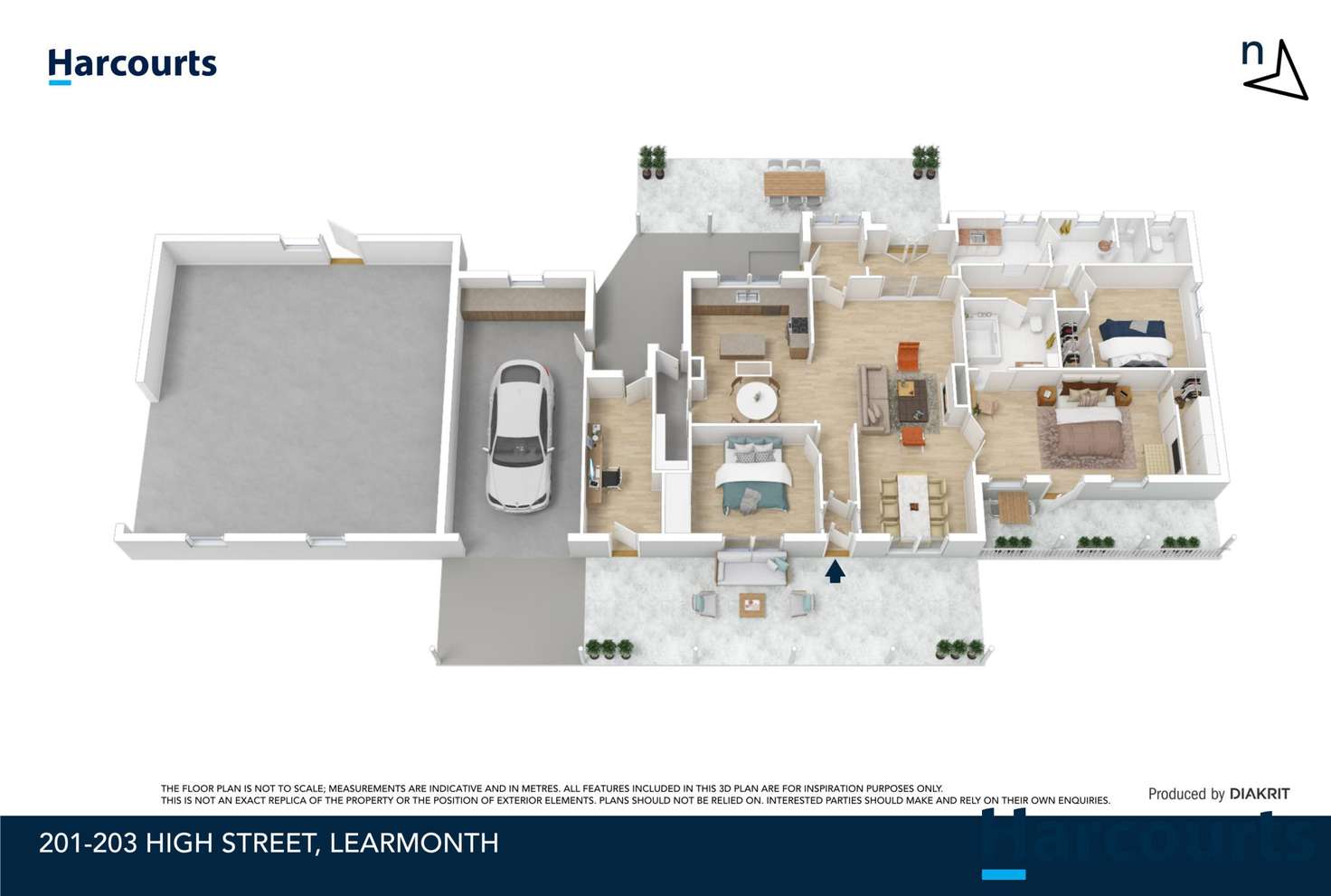 Floorplan of Homely house listing, 201-203 High Street, Learmonth VIC 3352