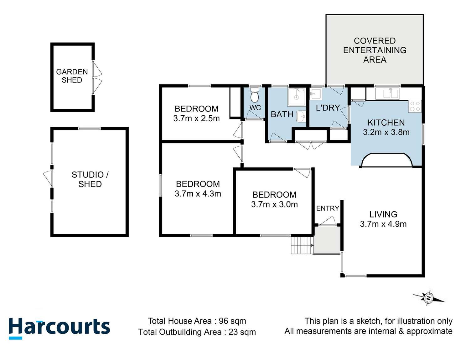 Floorplan of Homely house listing, 8 Donohoe Street, Cygnet TAS 7112