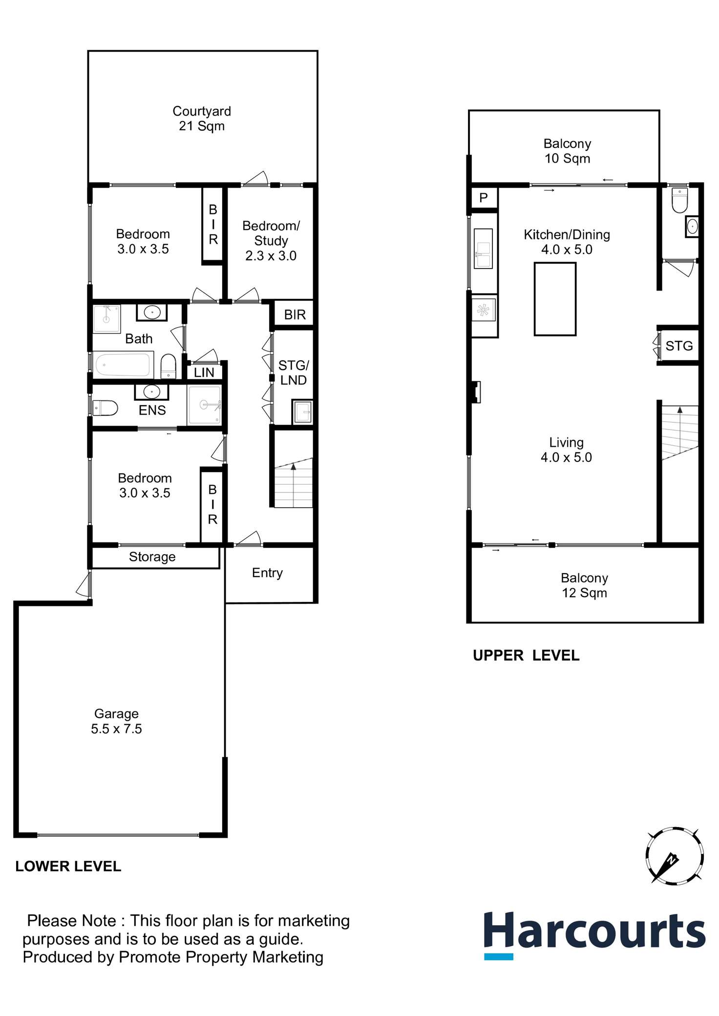 Floorplan of Homely unit listing, 23/1b Bournville Crescent, Claremont TAS 7011