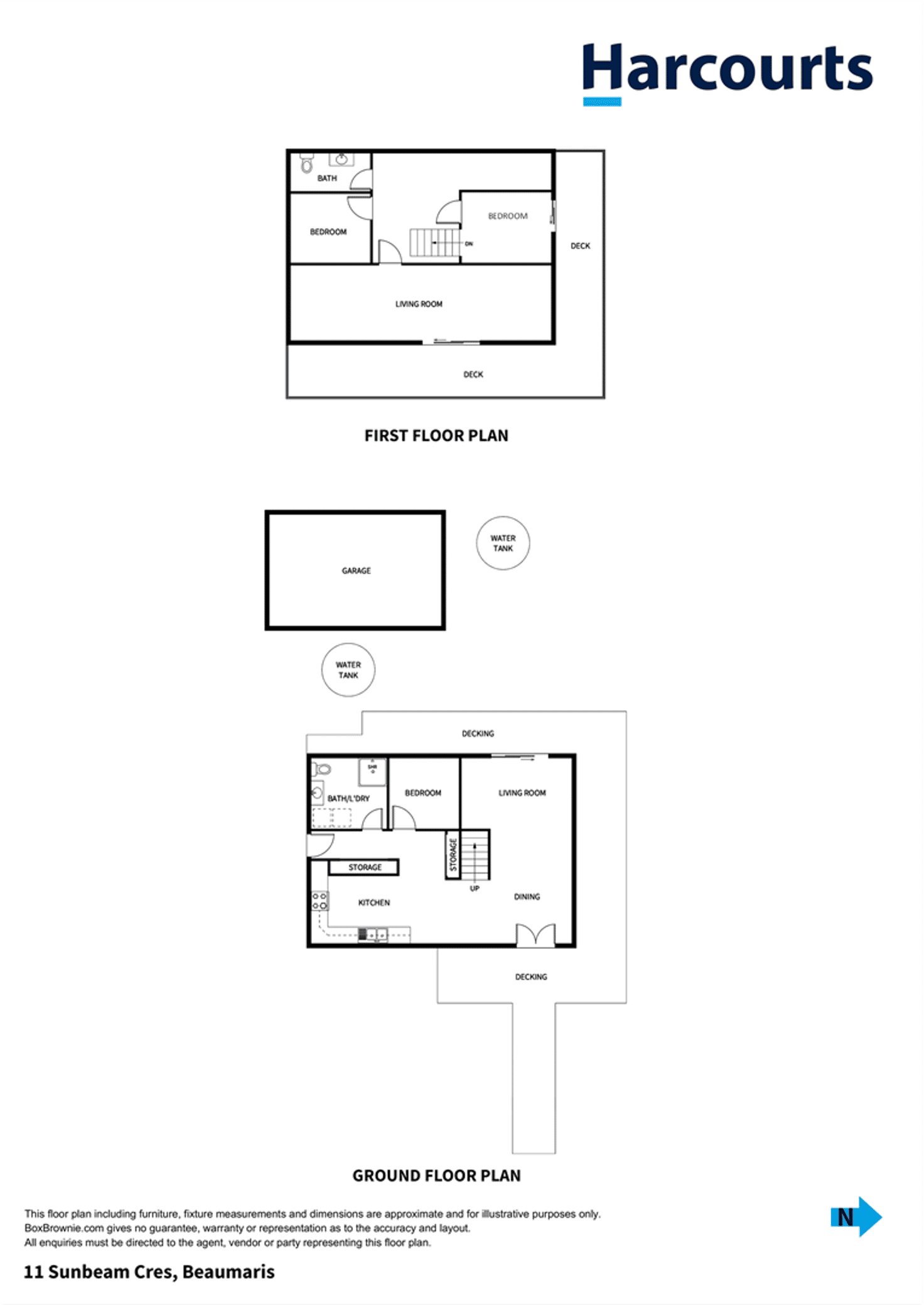 Floorplan of Homely house listing, 11 Sunbeam Crescent, Beaumaris TAS 7215