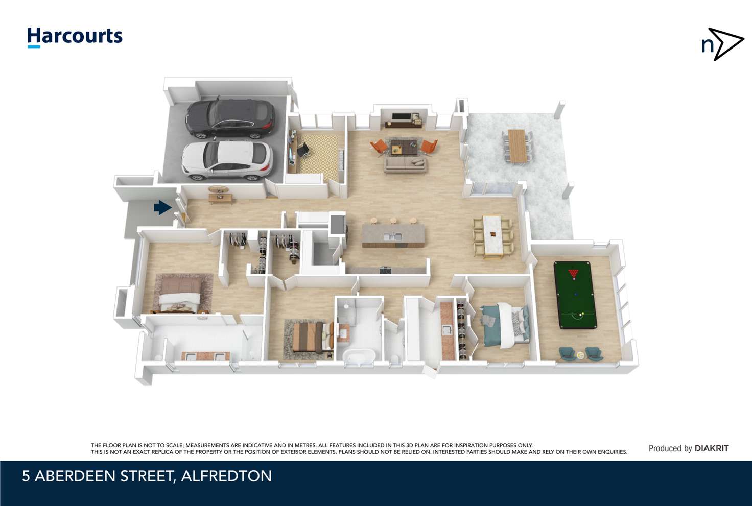 Floorplan of Homely house listing, 5 Aberdeen Street, Alfredton VIC 3350