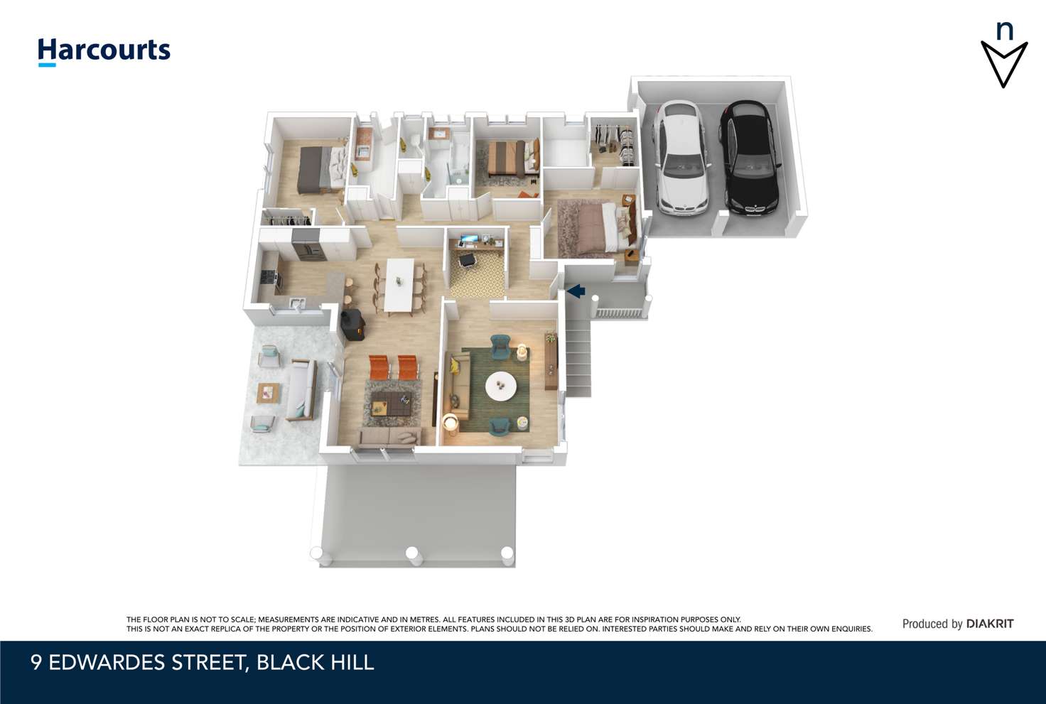 Floorplan of Homely house listing, 9 Edwardes Street, Black Hill VIC 3350