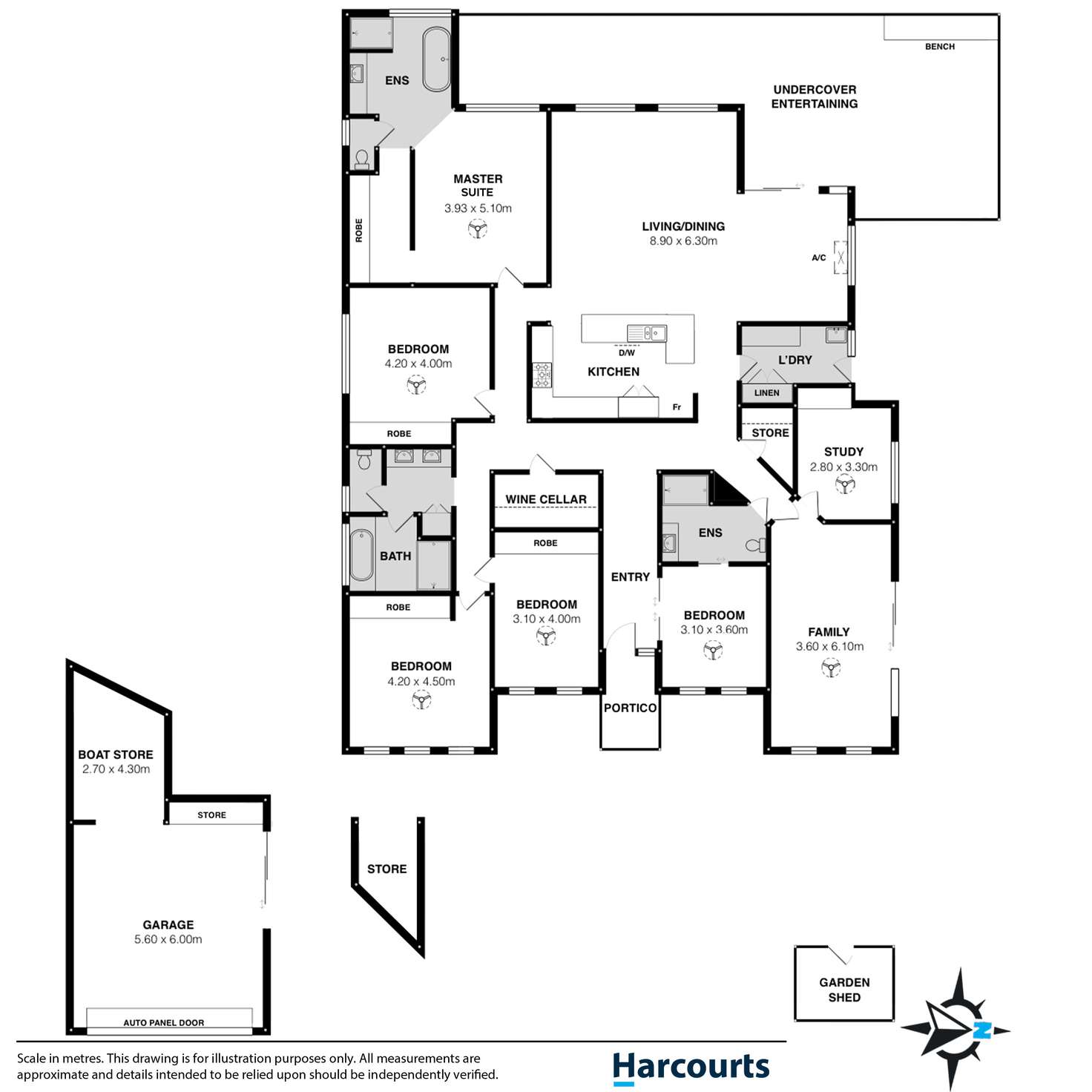 Floorplan of Homely house listing, 14 Napier Court, Hindmarsh Island SA 5214