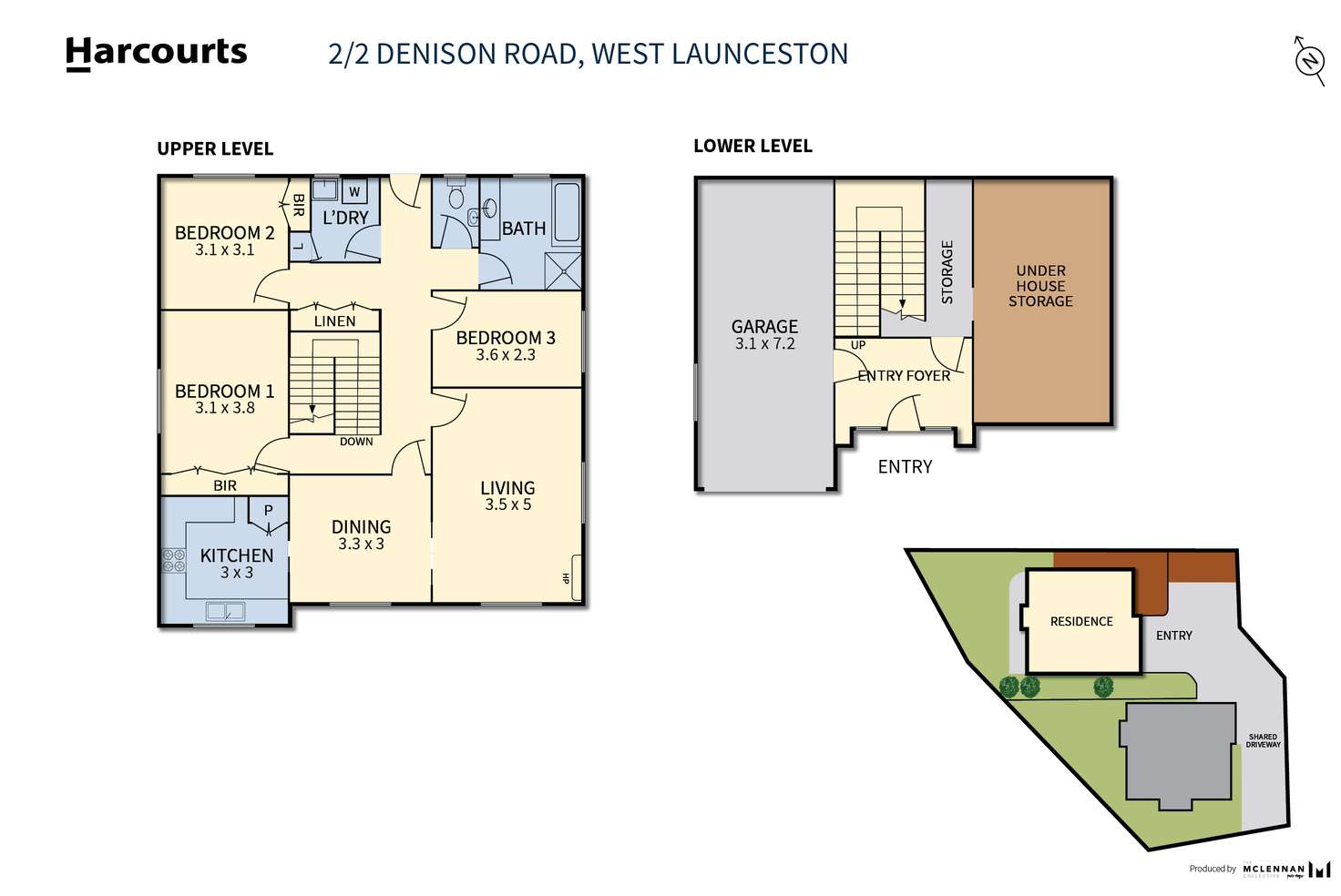 Floorplan of Homely house listing, 2/2 Denison Road, West Launceston TAS 7250