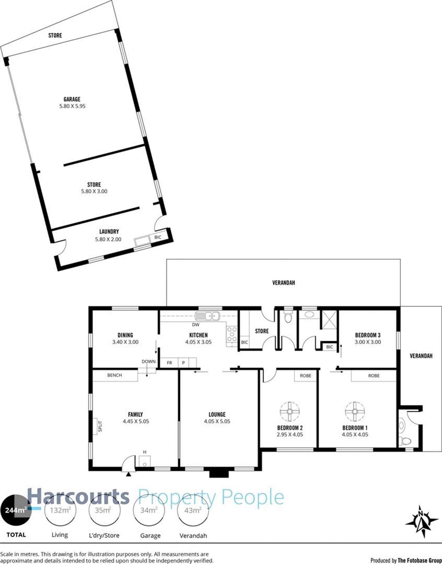 Floorplan of Homely house listing, 7 Kinross Avenue, Seaton SA 5023