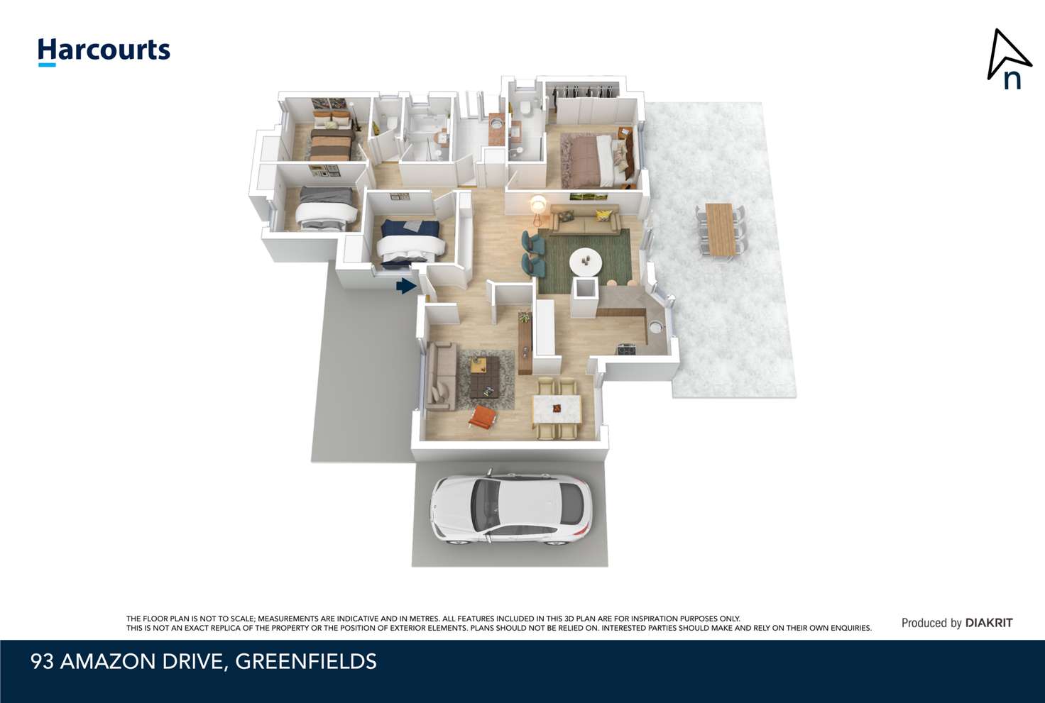 Floorplan of Homely house listing, 93 Amazon Drive, Greenfields WA 6210
