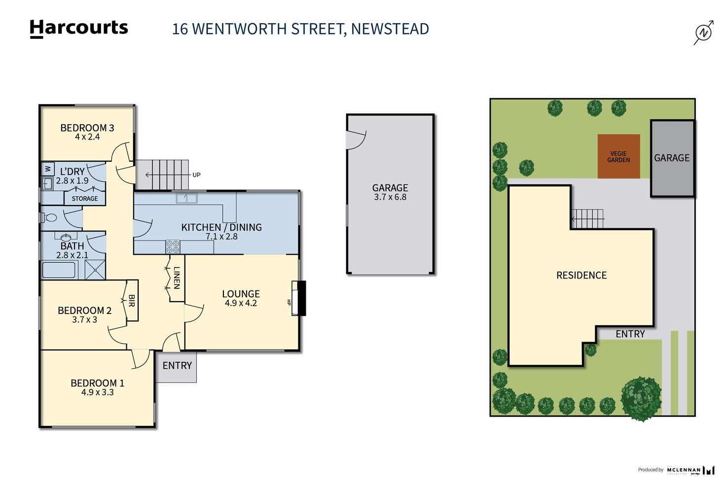 Floorplan of Homely house listing, 16 Wentworth Street, Newstead TAS 7250