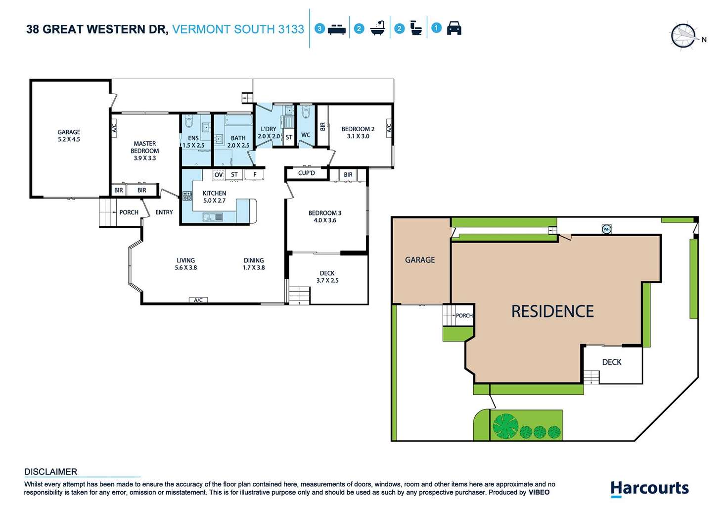 Floorplan of Homely house listing, 38 Great Western Drive, Vermont South VIC 3133