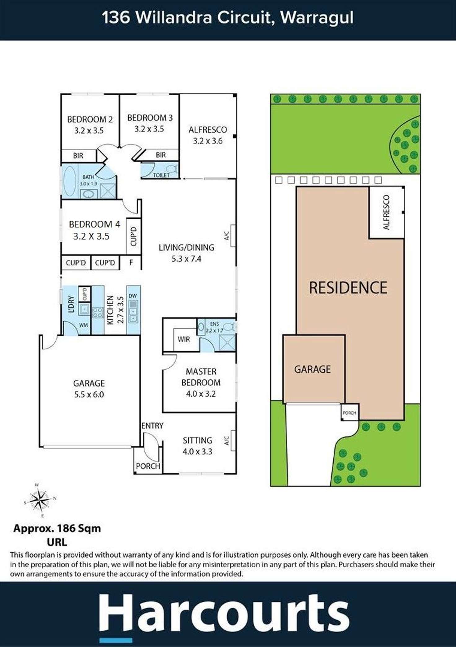 Floorplan of Homely house listing, 136 Willandra Circuit, Warragul VIC 3820