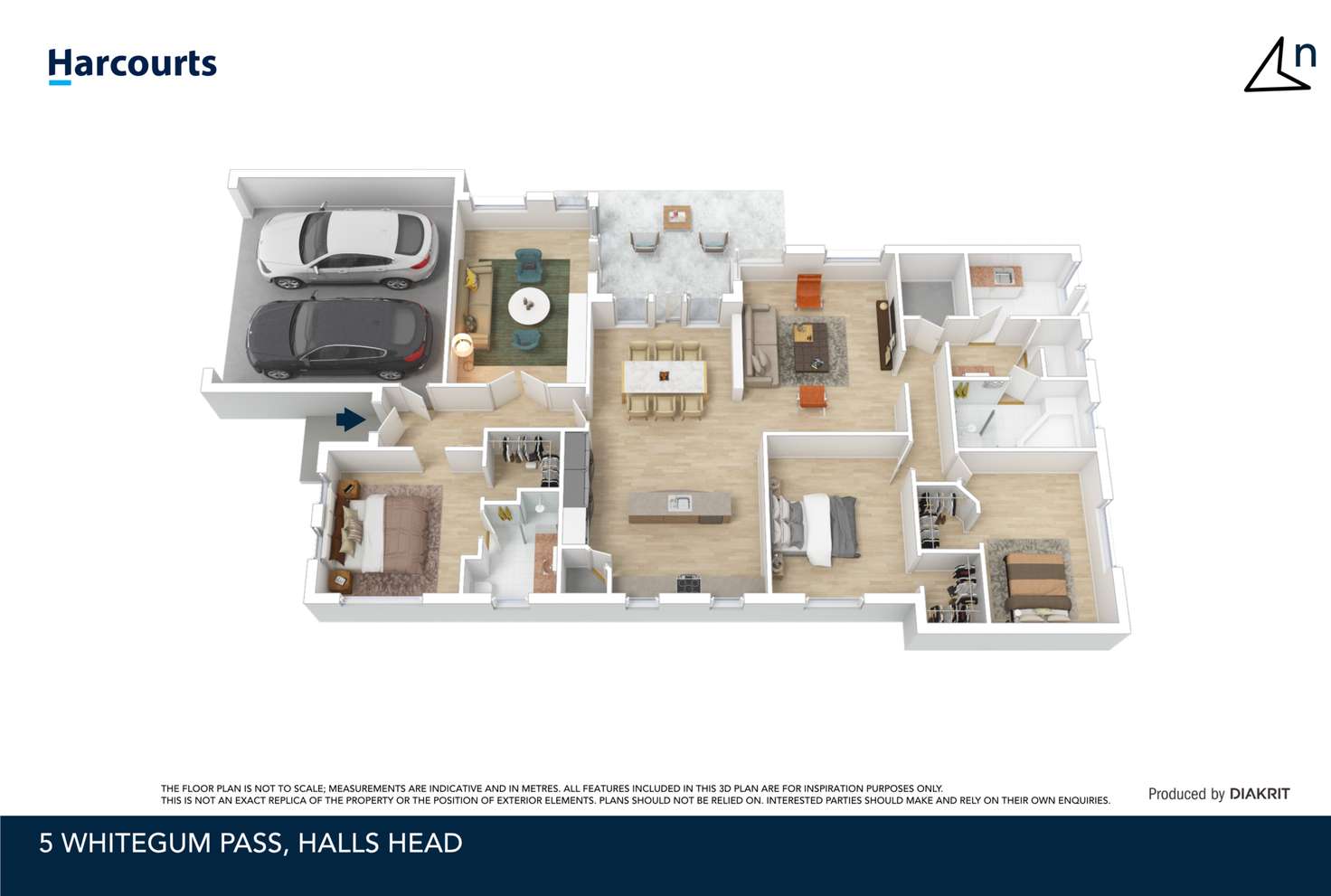 Floorplan of Homely house listing, 5 Whitegum Pass, Halls Head WA 6210