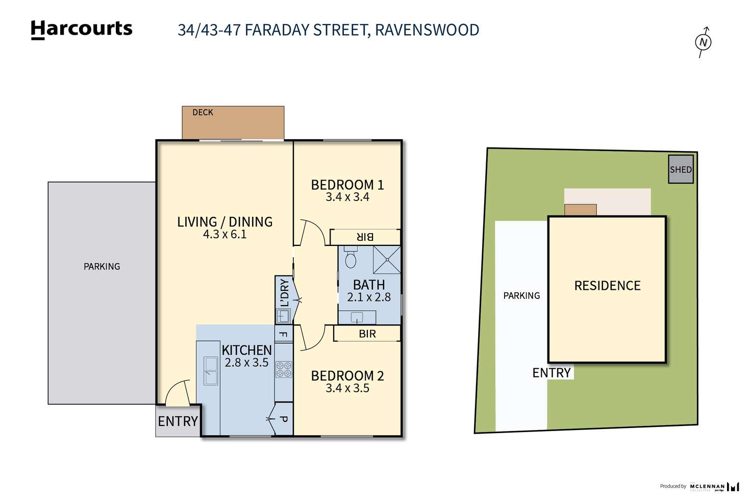 Floorplan of Homely unit listing, 14/43-47 Faraday Street, Ravenswood TAS 7250