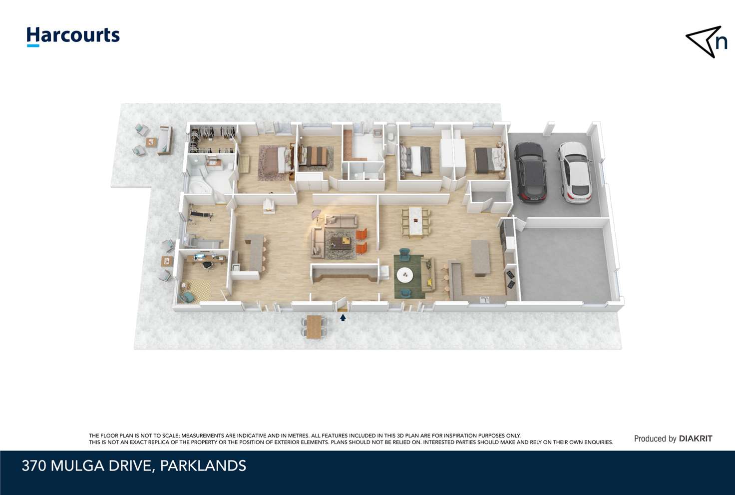 Floorplan of Homely house listing, 370 Mulga Drive, Parklands WA 6180