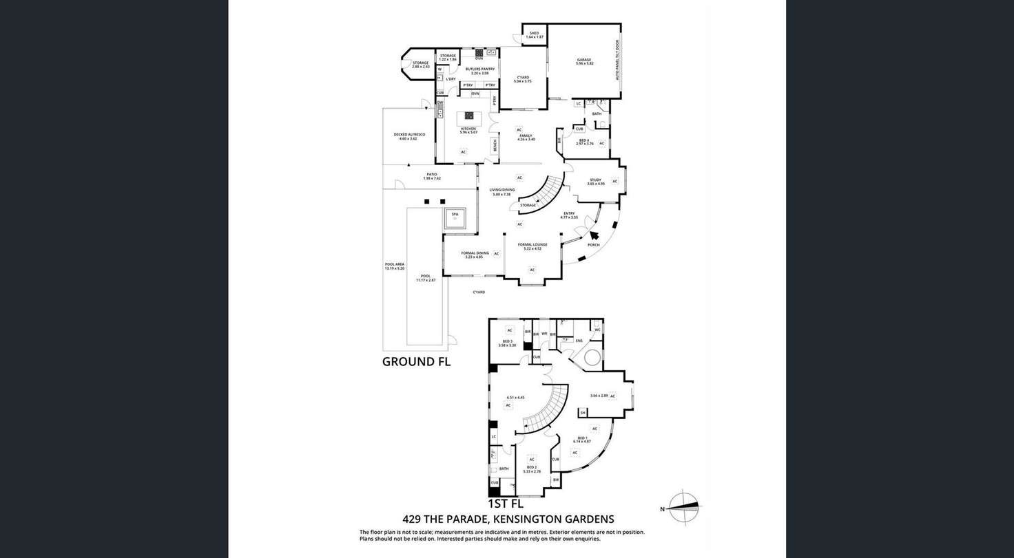 Floorplan of Homely house listing, 429 The Parade, Kensington Gardens SA 5068