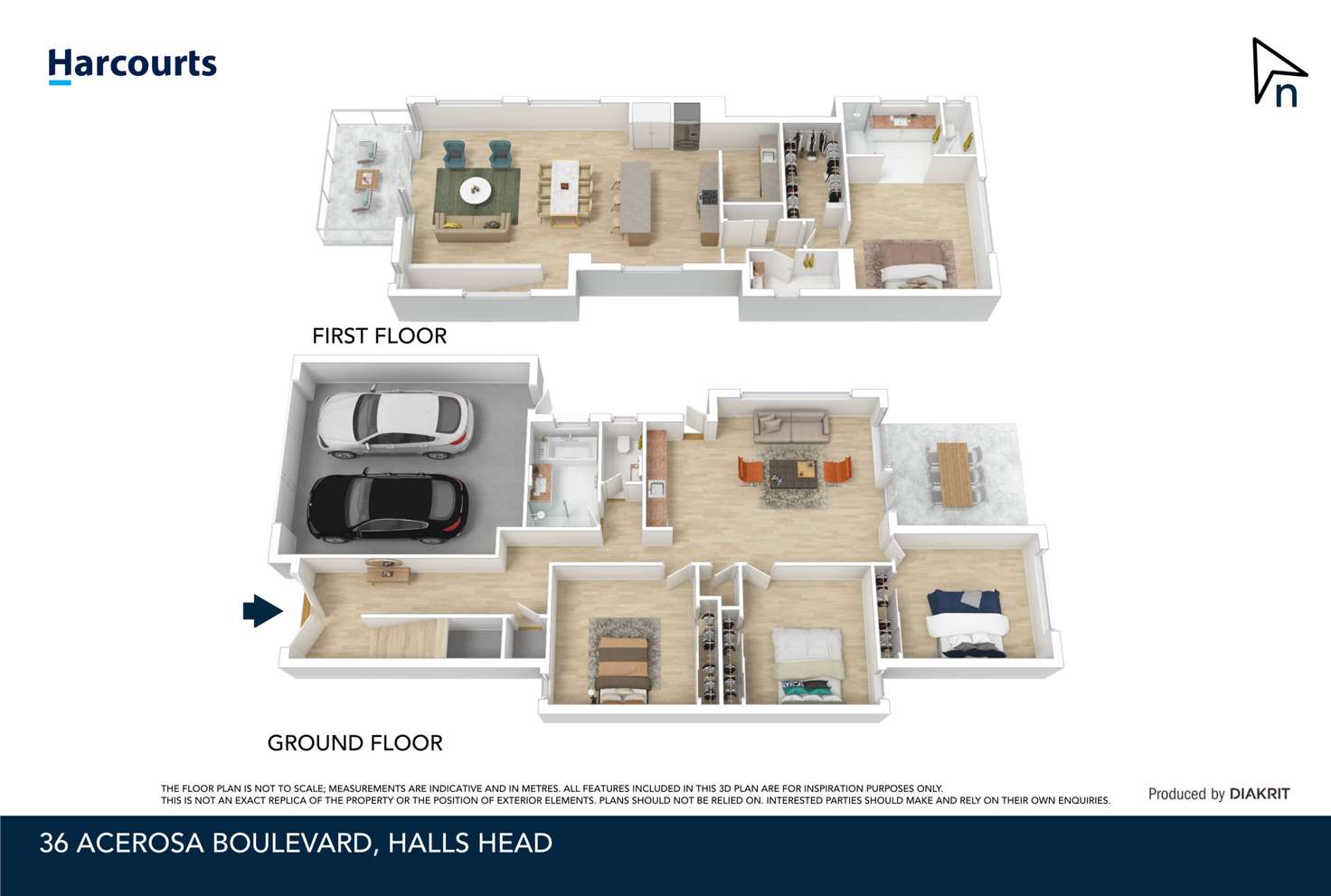 Floorplan of Homely house listing, 36 Acerosa Blvd, Halls Head WA 6210