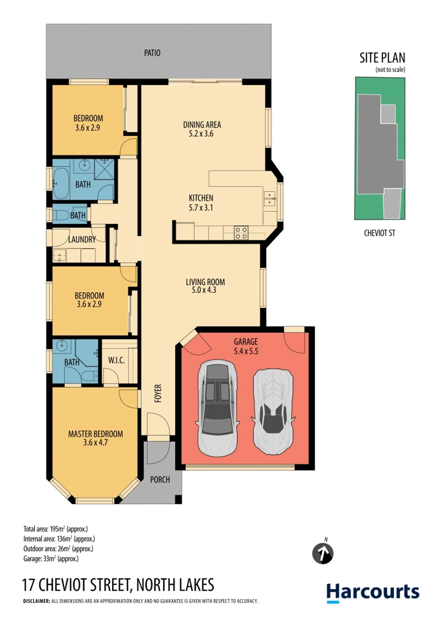 Floorplan of Homely house listing, 17 Cheviot Street, North Lakes QLD 4509