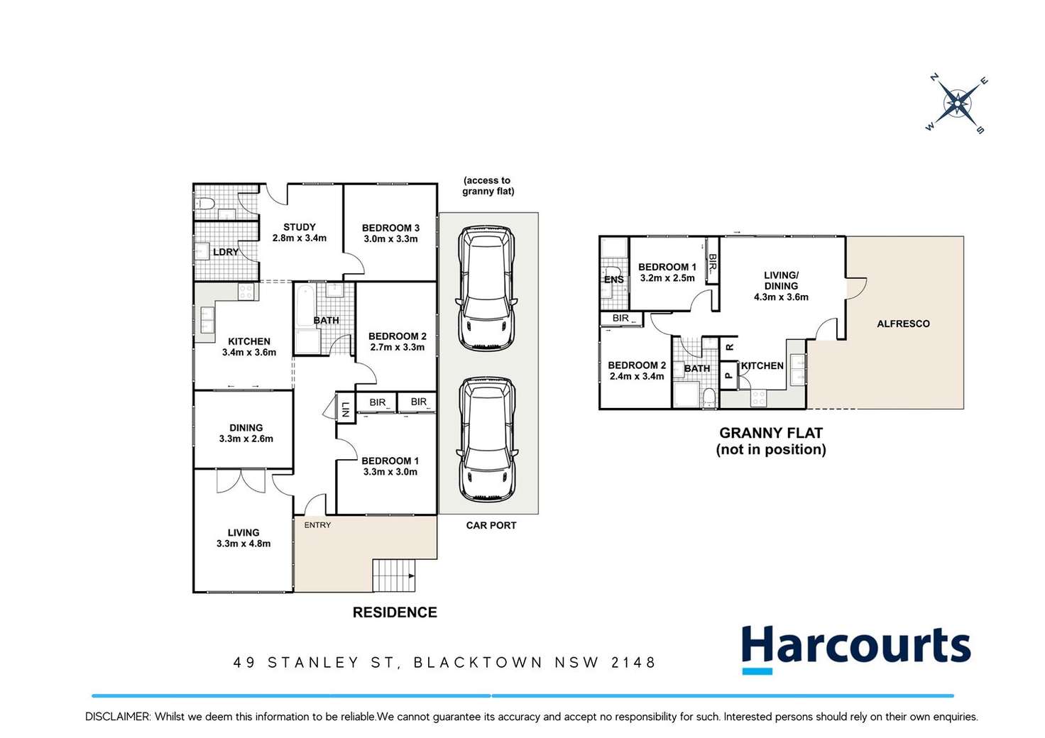Floorplan of Homely house listing, 49 and 49a Stanley Street, Blacktown NSW 2148