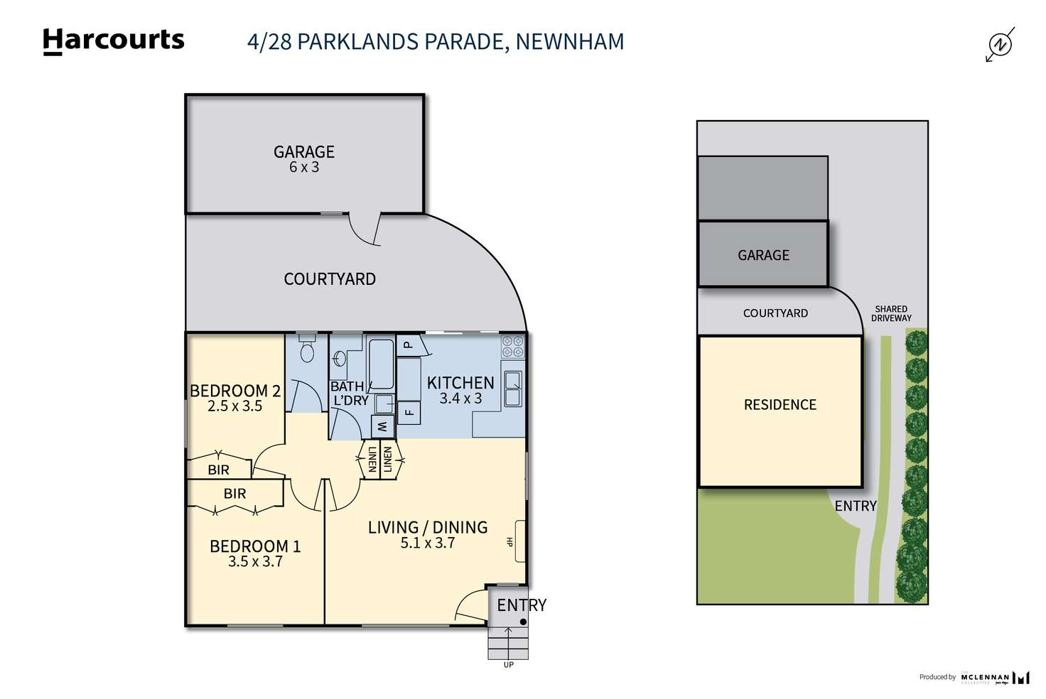 Floorplan of Homely house listing, 4/28 Parklands Parade, Newnham TAS 7248