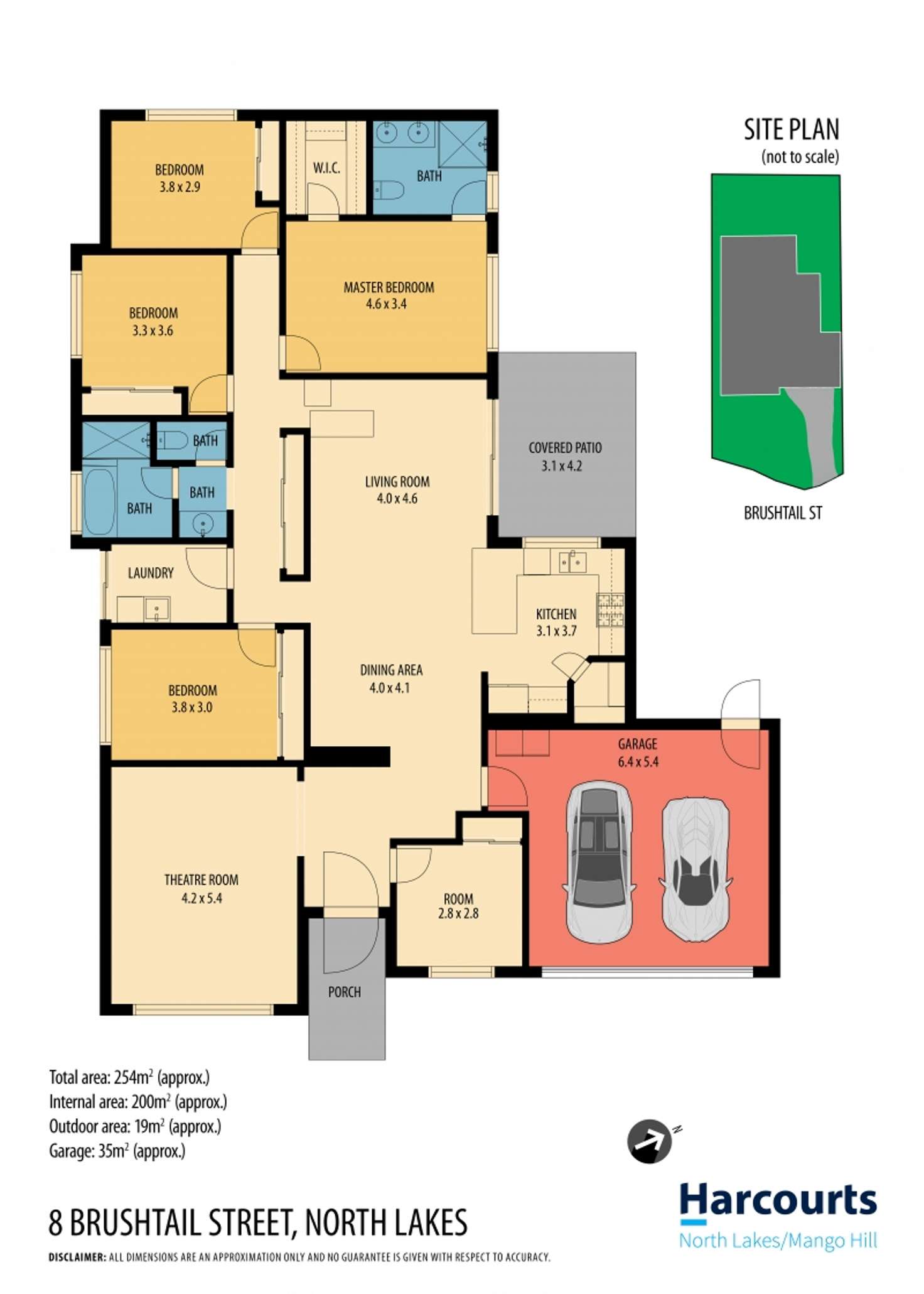 Floorplan of Homely house listing, 8 Brushtail Street, North Lakes QLD 4509