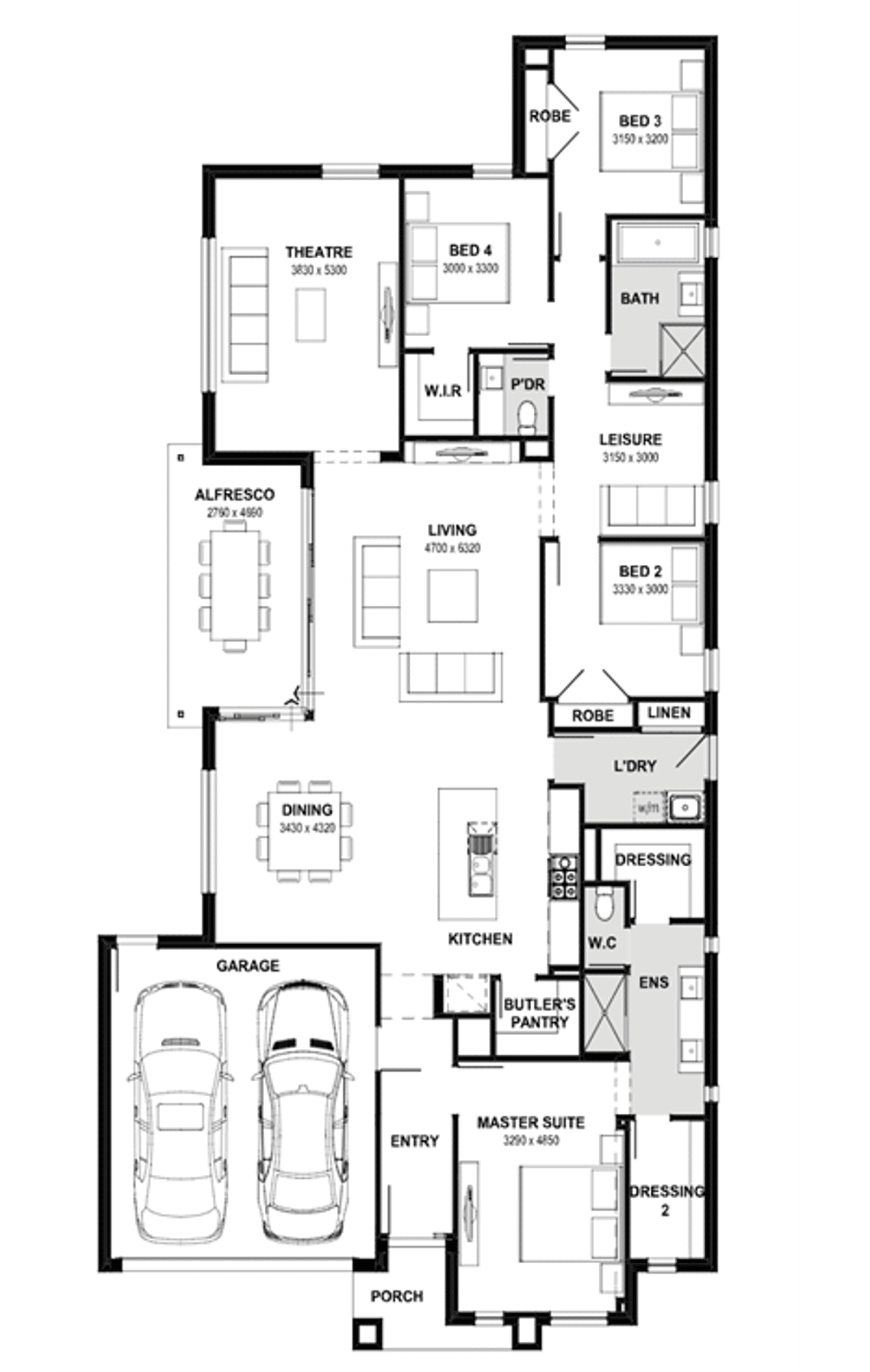 Floorplan of Homely house listing, 43 Philip Avenue, Angle Vale SA 5117