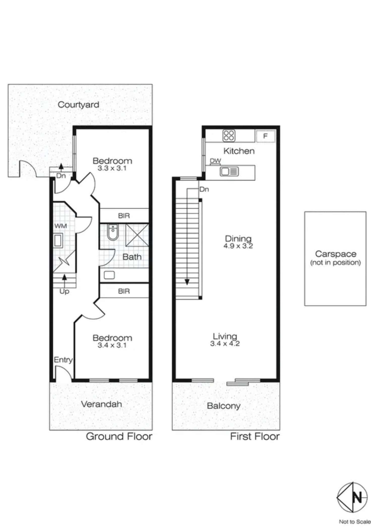 Floorplan of Homely townhouse listing, 11 Wittig Way, Golden Point VIC 3350