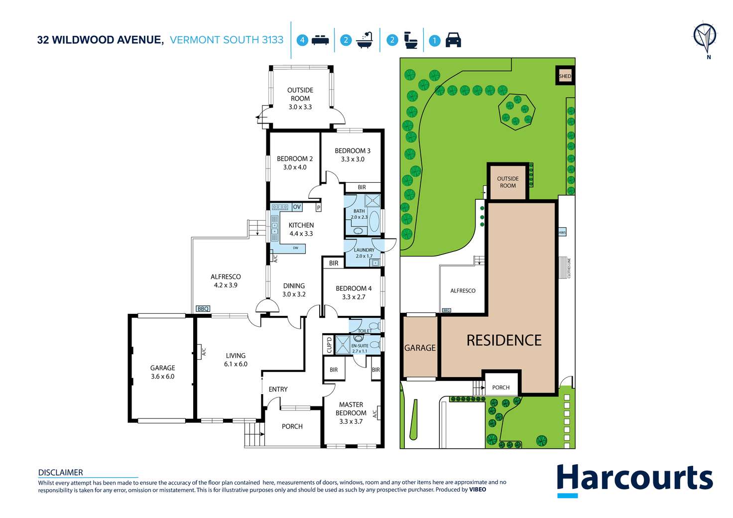 Floorplan of Homely house listing, 32 Wildwood Avenue, Vermont South VIC 3133